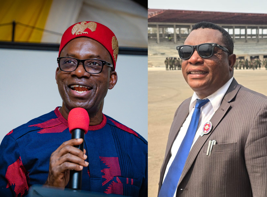 Governor Soludo and Christian Aburime